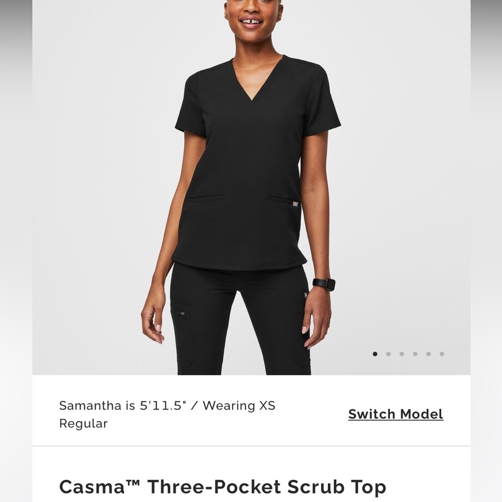 FIGS three pocket scrub top